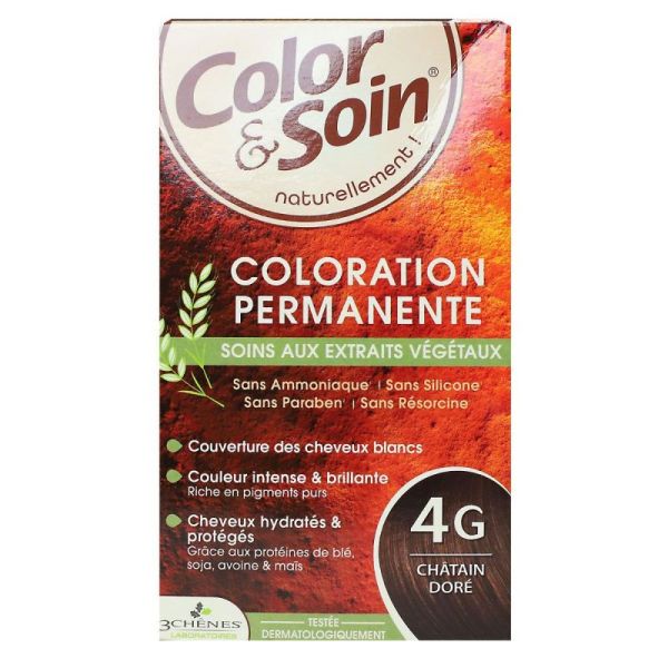 Color & Soin Coloration Châtain Doré 4G