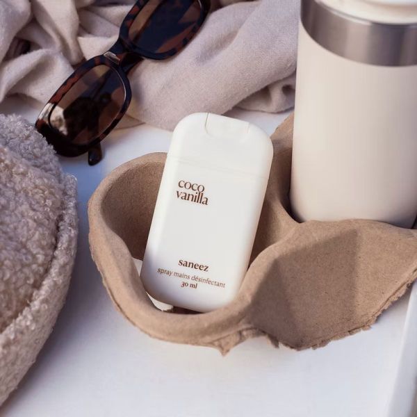 Saneez Spray mains désinfectant Coco Vanilla (30 ml)