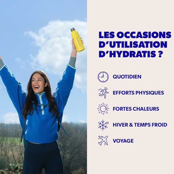 Hydratis Pastilles Effervescentes Hydratation Saveur Mangue Passion (x20)