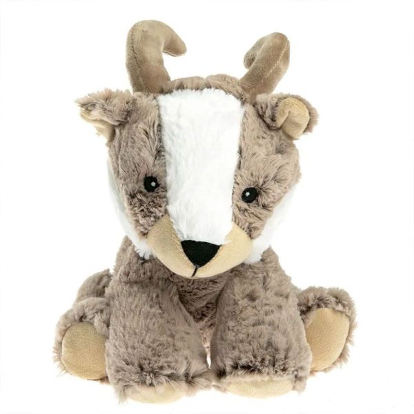 Pelucho Bouillotte sèche peluche Chamois aux grains de blé et fleurs de lavande