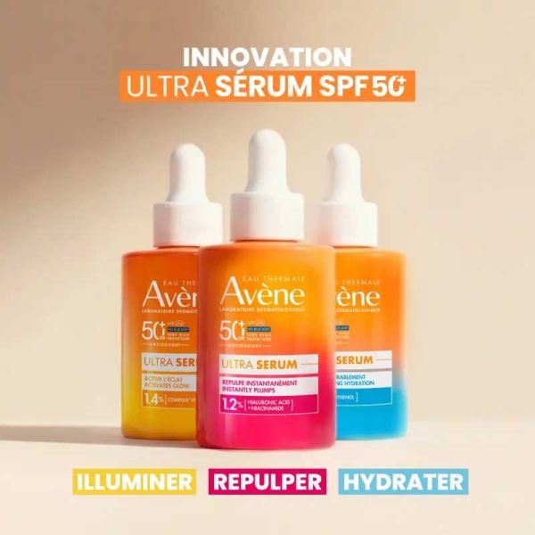 Avène Ultra Sérum SPF50+ 1.4% Complex Vitamin Cg active l'éclat (30 ml)