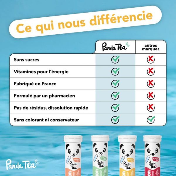 Panda Tea Hydratation & Energie Citron-Passion (x20)