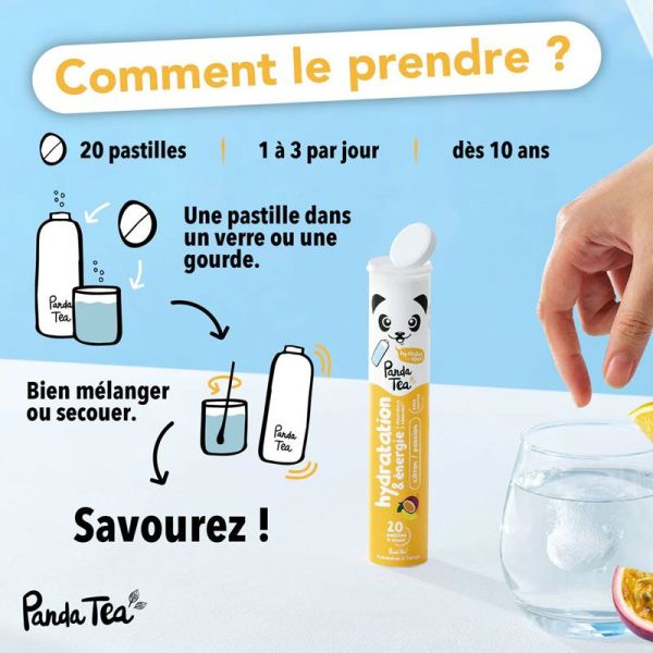 Panda Tea Hydratation & Energie Citron-Passion (x20)