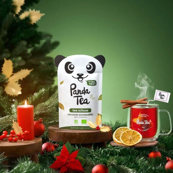 Panda Tea Teaschuss infusion gourmande bio parfum fruit des bois (18 sachets)