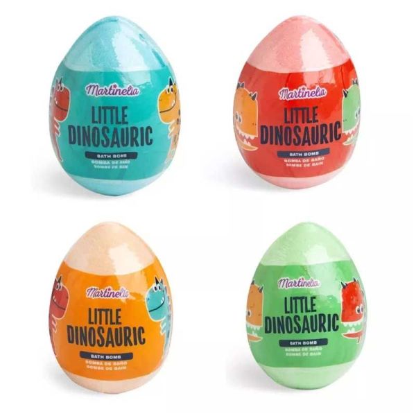 Martinelia Bombe de Bain Petit Dino avec figurine dès 3 ans (100g)