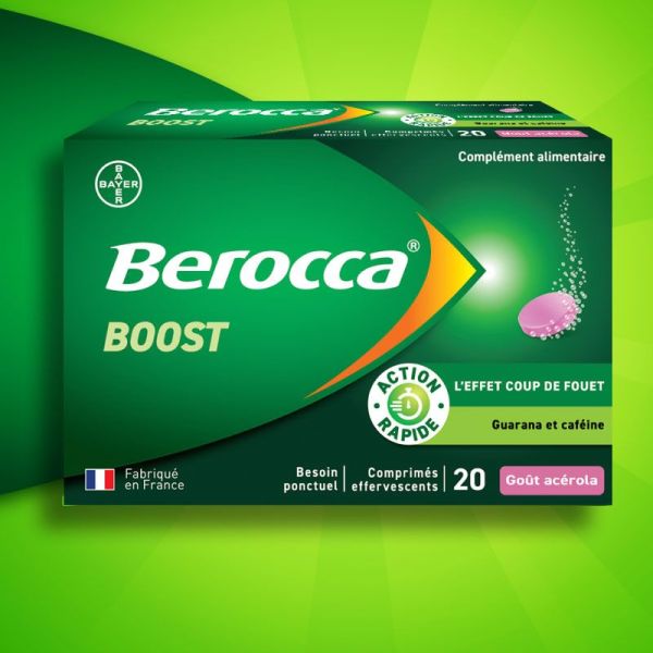 Berocca Boost effet coup de fouet - Offre promotionnelle (20 comprimés effervescents)