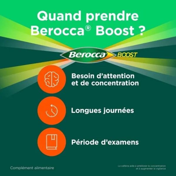 Berocca Boost effet coup de fouet - Offre promotionnelle (20 comprimés effervescents)