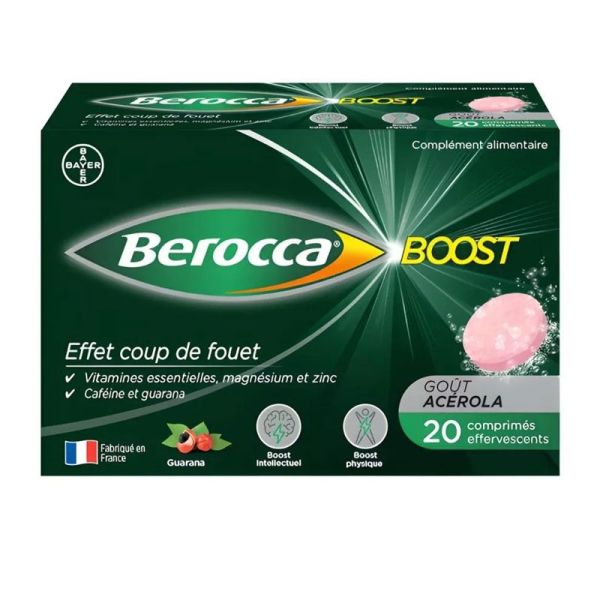 Berocca Boost effet coup de fouet - Offre promotionnelle (20 comprimés effervescents)