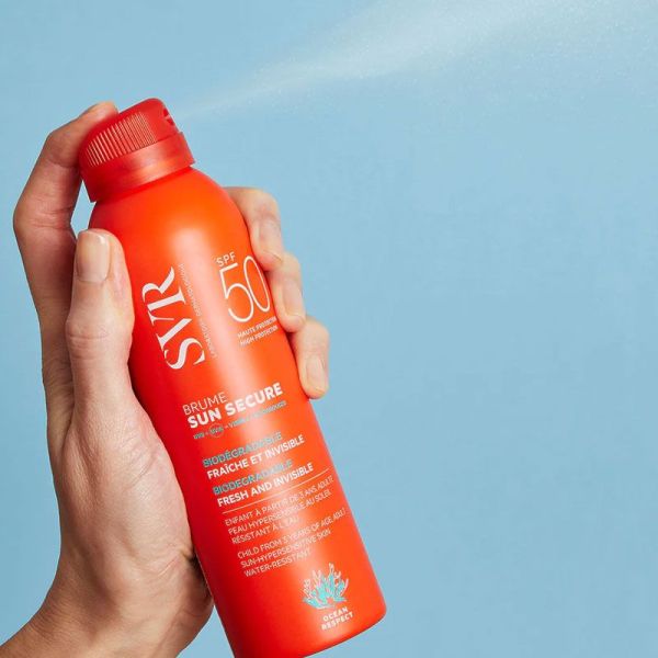 SVR Sun Secure Brume SPF50 biodégradable, fraîche & invisible (200 ml)
