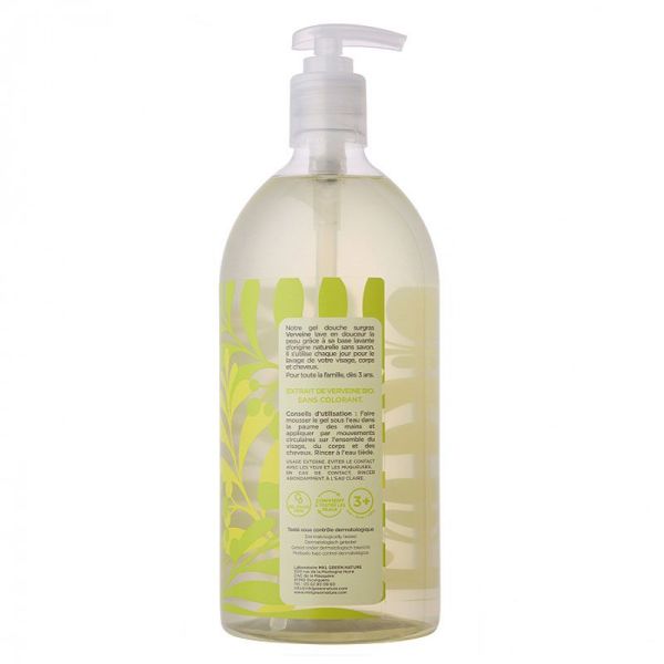 MKL Green Nature Cosm'Éthik gel douche surgras bio ververine (1L)