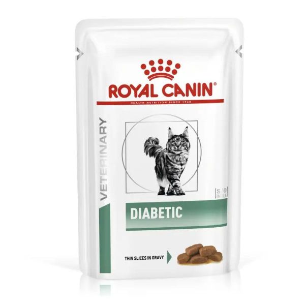 Diabetic aliment diététique complet pour chats (12 x 85 g)