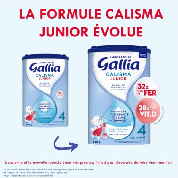 Gallia Calisma Junior Lait infantile en poudre dès 18 mois (830 g)