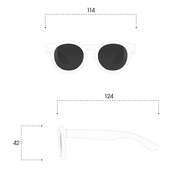 Loubsol Lunettes de Soleil Enfants Mini Ozzy Sunset 2-5 ans