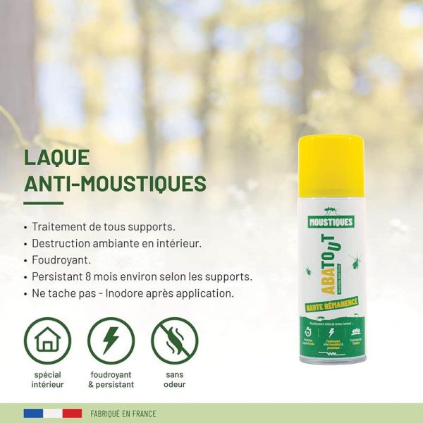 Abatout Laque Anti-Moustiques haute rémanence (200 ml)