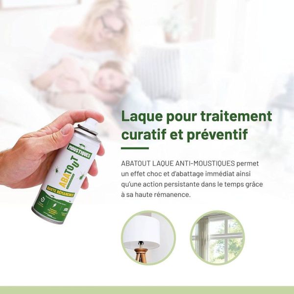 Abatout Laque Anti-Moustiques haute rémanence (200 ml)