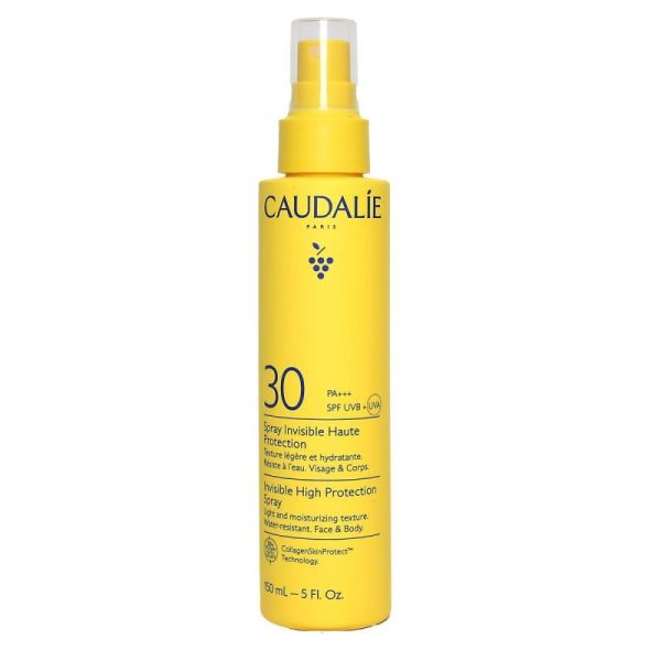 Vinosun Protect Spray Invisible Haute Protection SPF30 anti-oxydant, visage & corps (150 ml)