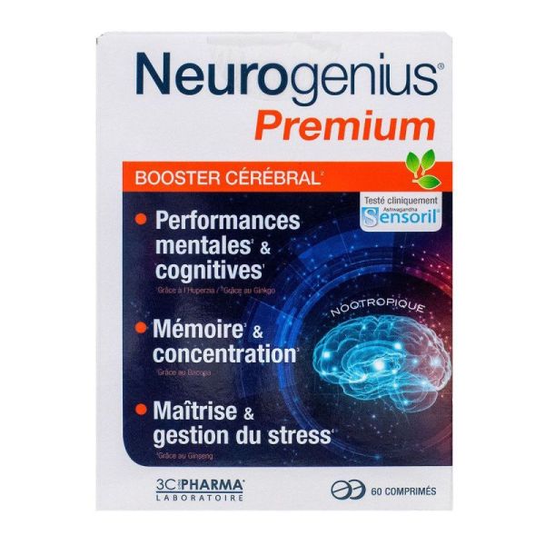 NEUROGENIUS Complément Alimentaire Premium Booster Cérébral