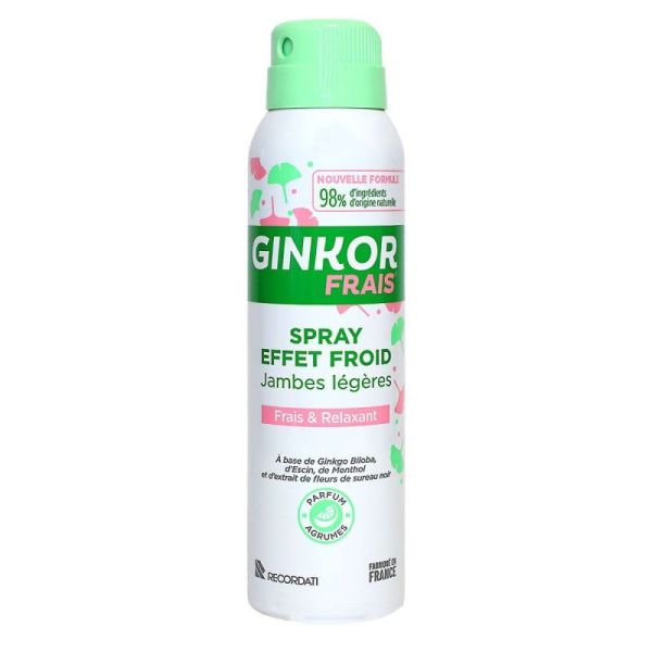 Ginkor Frais Spray Effet Froid Jambes Légères (125 ml)