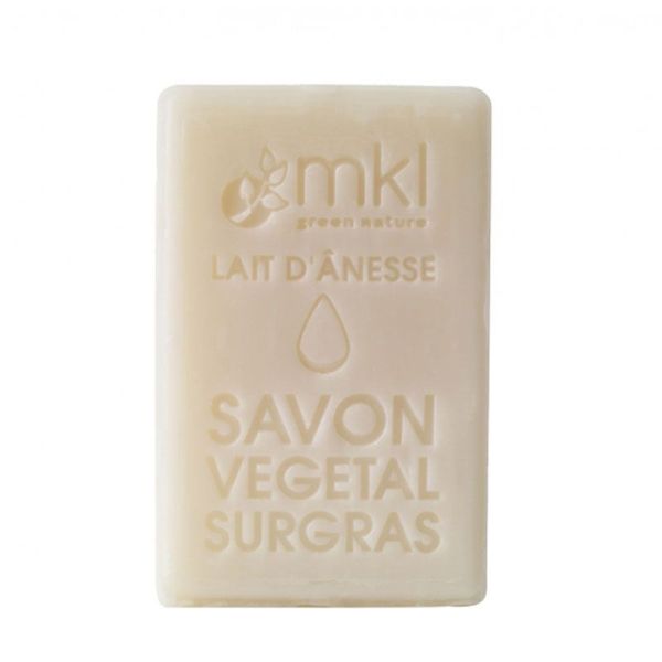 MKL Green Nature Savon végétal surgras au Lait d'Anesse bio Rose (100 g)