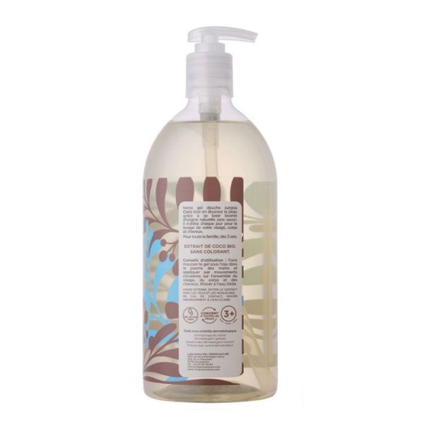 MKL Green Nature Gel douche surgras Coco Bio (1L)