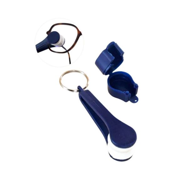 Visioclean Pince Nettoyante pour lunettes (Bleu Foncé)