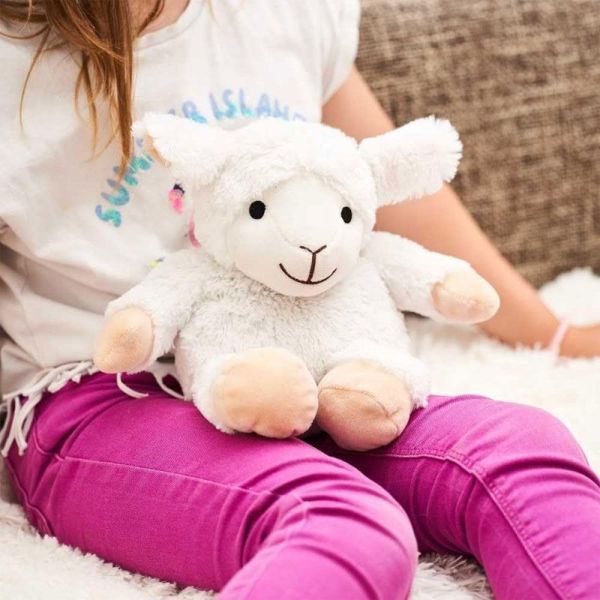 Pelucho Bouillotte sèche peluche Mouton aux grains de blé et fleurs de lavande
