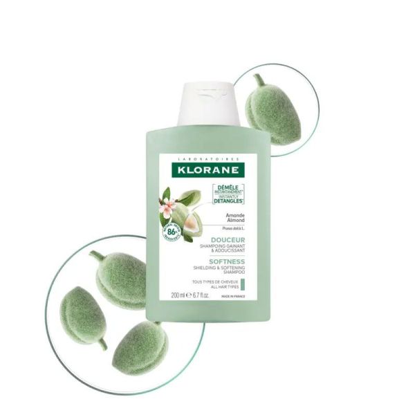 Klorane Shampoing Douceur à l'Amande médicinale (200 ml)