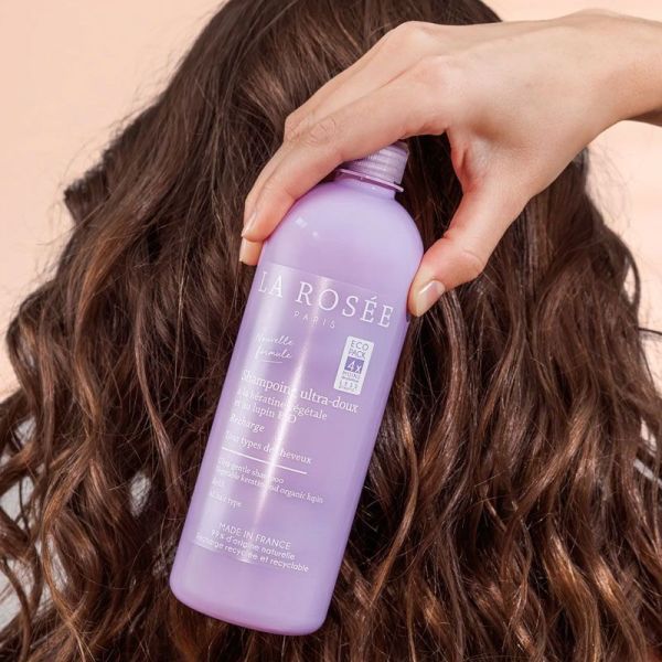 La Rosée Shampoing ultra-doux à la kératine végétale et au lupin bio (recharge 400 ml)
