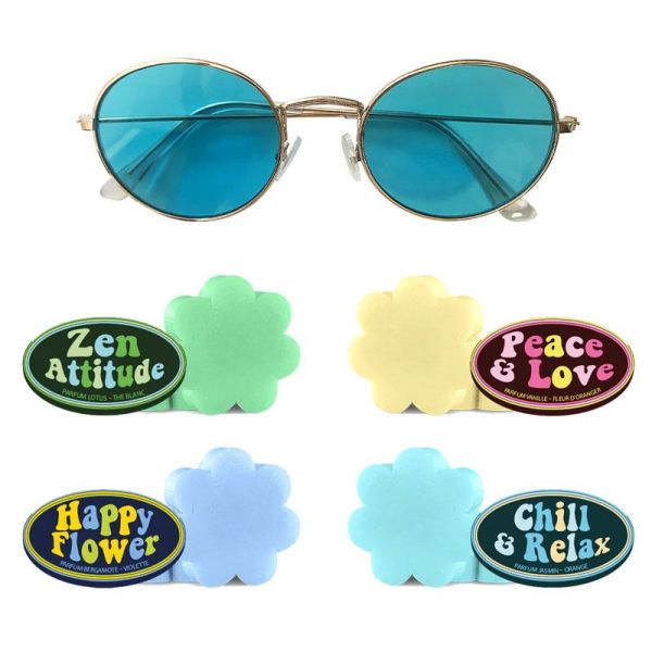 Coffret Shower Power Happy Flower (4 savons 50g + gel-douche 100 ml + lunettes)