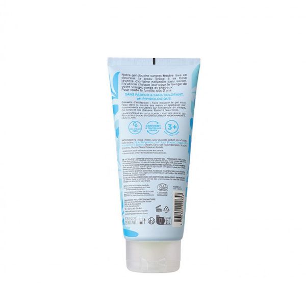 MKL Green Nature Gel douche surgras Bio Neutre (200 ml)