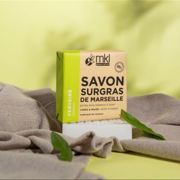 MKL Green Nature Savon de Marseile Surgras - Verveine (100 g)