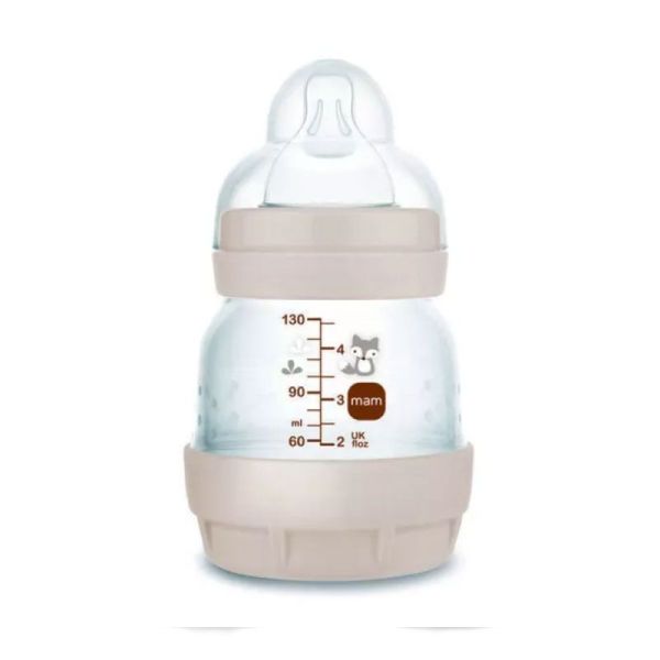 MAM Biberon Easy Start Anti-Colique 130 ml Débit 0 Sable