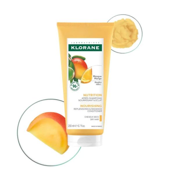 Klorane Après-Shampoing Nutrition à la Mangue médicinale (50 ml)