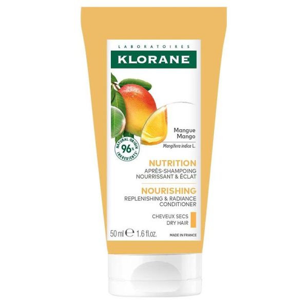 Klorane Après-Shampoing Nutrition à la Mangue médicinale (50 ml)