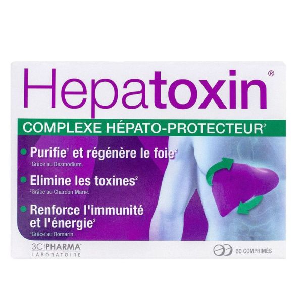 3CPHARMA Hepatoxin Complexe Hépato-Protecteur