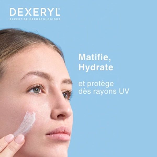 Dexeclear Aquafluide Matifiant SPF50+ peaux grasses à tendances acnéiques (40 ml)