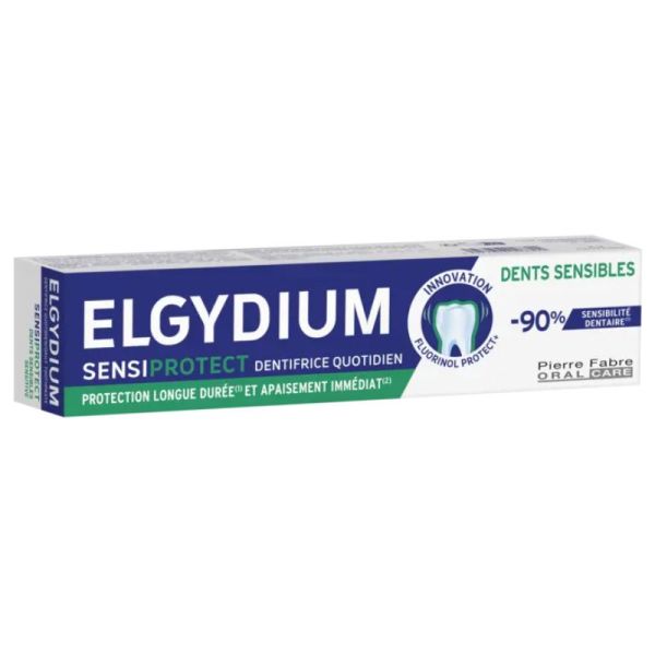 Elgydium Sensiprotect Dentifrice quotidien dents sensibles (75 ml)