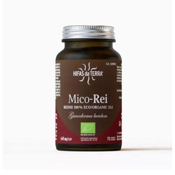 Hifas da Terra Mico-Rei extrait de reishi immunité & bien-être (70 gélules)