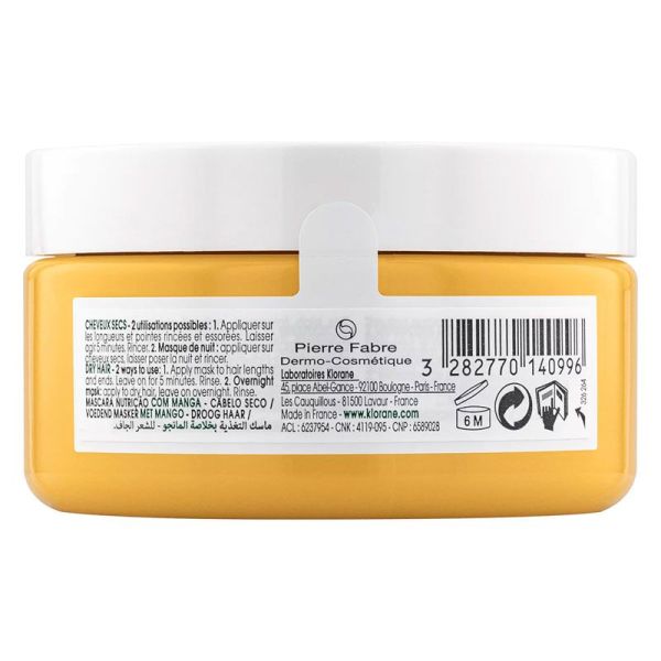 Masque Nutrition cheveux à la Mangue (150 ml)