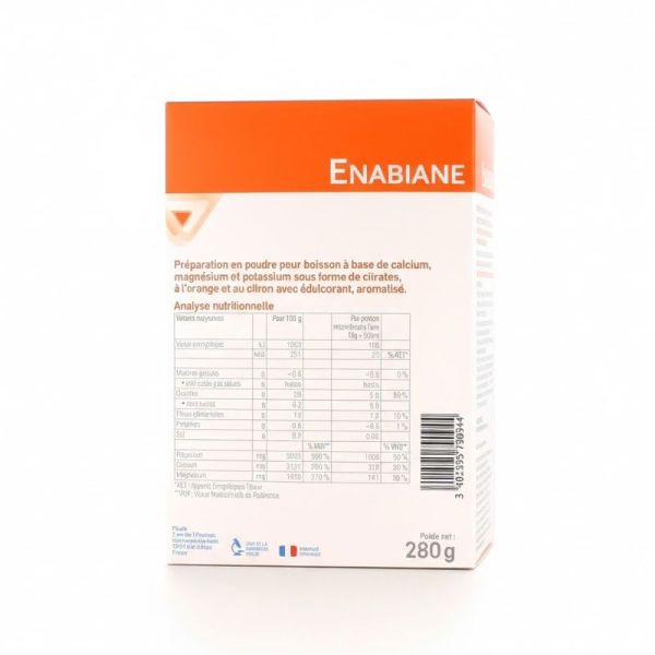 PiLeJe Enabiane saveur orange citron apport en minéraux (28 sticks)