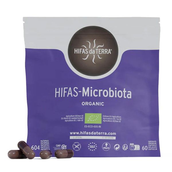 Hifas-Microbiota bio soutien intestinal & sensation de ballonnements (éco-recharge 60 gélules)