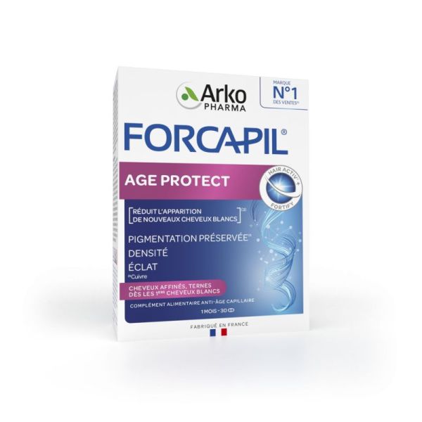Forcapil Age Protect anti cheveux blancs (30 comprimés)