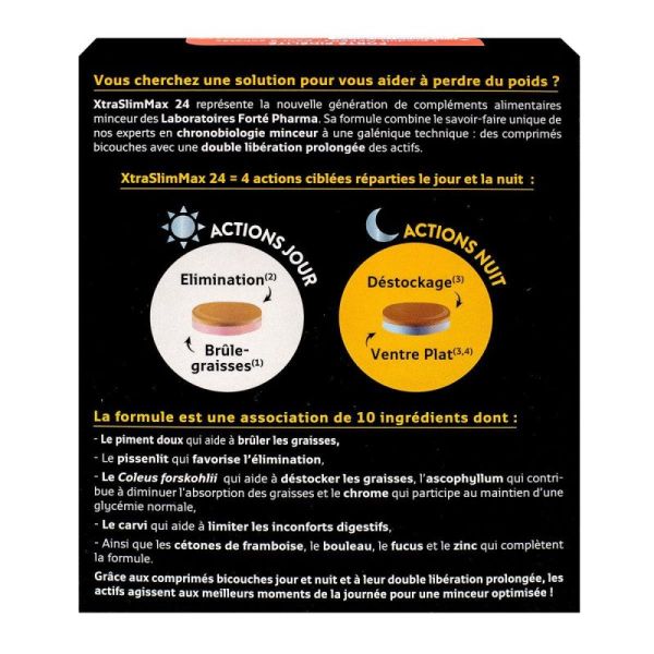 Forte Pharma Xtra Slim Max 24 (60 comprimés)
