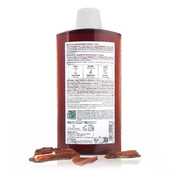 Klorane Shampoing fortifiant et stimulant à la Quinine et à l'Edelweiss (200 ml)