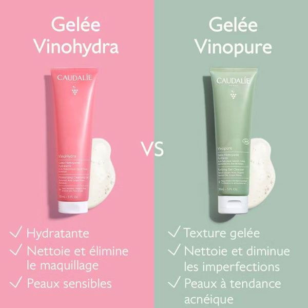 Caudalie Vinohydra Gelée Nettoyante Hydratante peaux sensibles (150 ml)