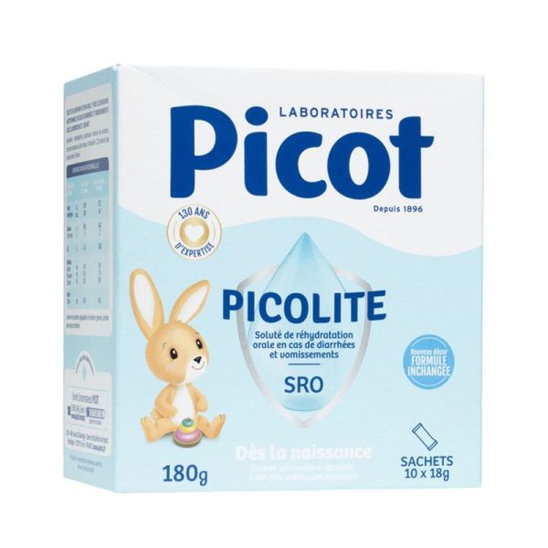 Picot Expert Picolite soluté de réhydratation orale (10 x 18 g)