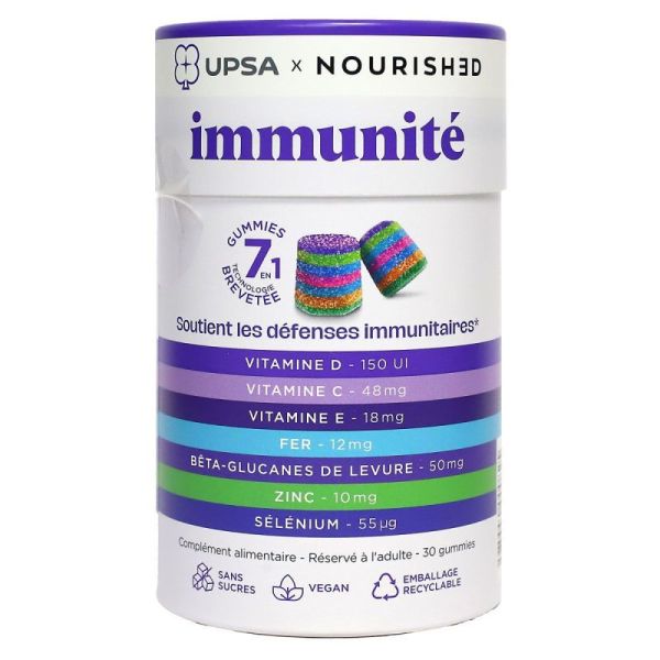 Upsa Nourished Immunité 7En1 Gummie *30