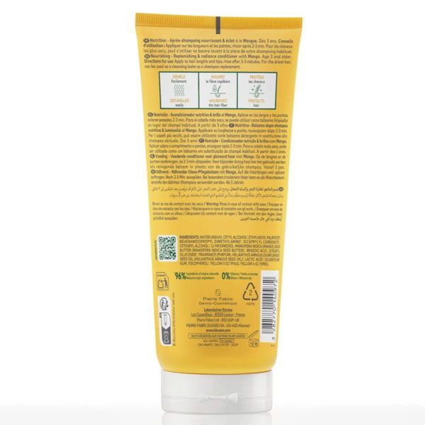 Klorane Après-Shampoing Nutrition à la Mangue médicinale (50 ml)