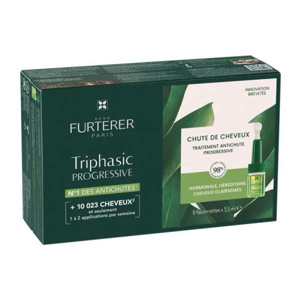 Furterer Triphasic Progressive Anti-chute Cheveux X8 mono-doses