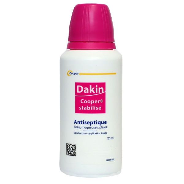 Dakin Stabilisé solution antiseptique pour application locale (125 ml)